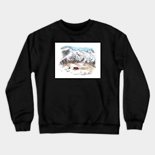 Mueller Glacier Watercolour Crewneck Sweatshirt